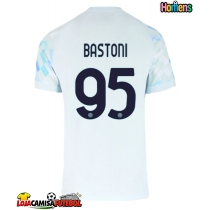 Camisa de Futebol Inter Milan Alessandro Bastoni #95 Equipamento Secundário 2025-26 Manga Curta
